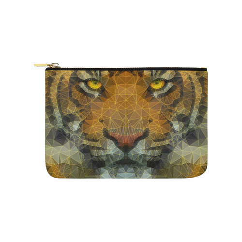 polygon tiger Carry-All Pouch 9.5''x6''