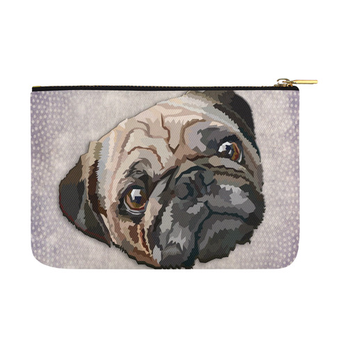 pug love Carry-All Pouch 12.5''x8.5''