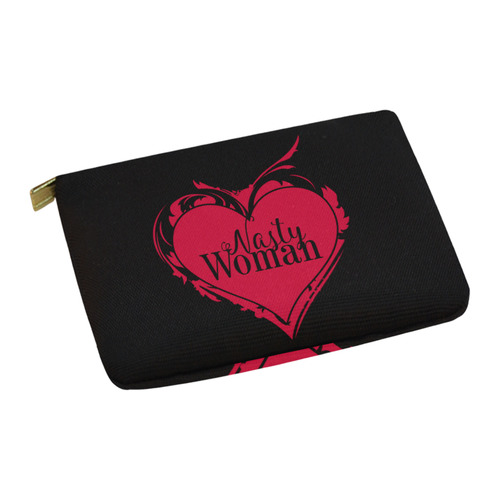 NASTY WOMAN ART HEART for powerwomen Carry-All Pouch 12.5''x8.5''