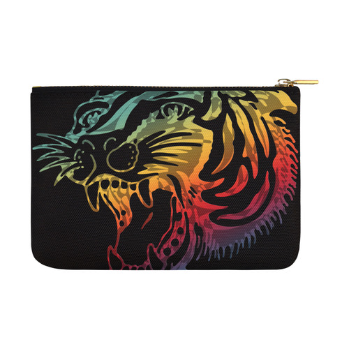 Roaring Tiger Tattoo colored Carry-All Pouch 12.5''x8.5''