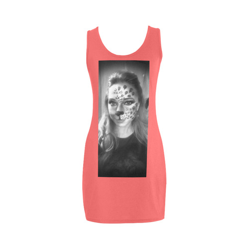 New exclusive art dress in Shop : with original Cheetah / Cat girl photography. Shop latest fashion  Medea Vest Dress (Model D06)