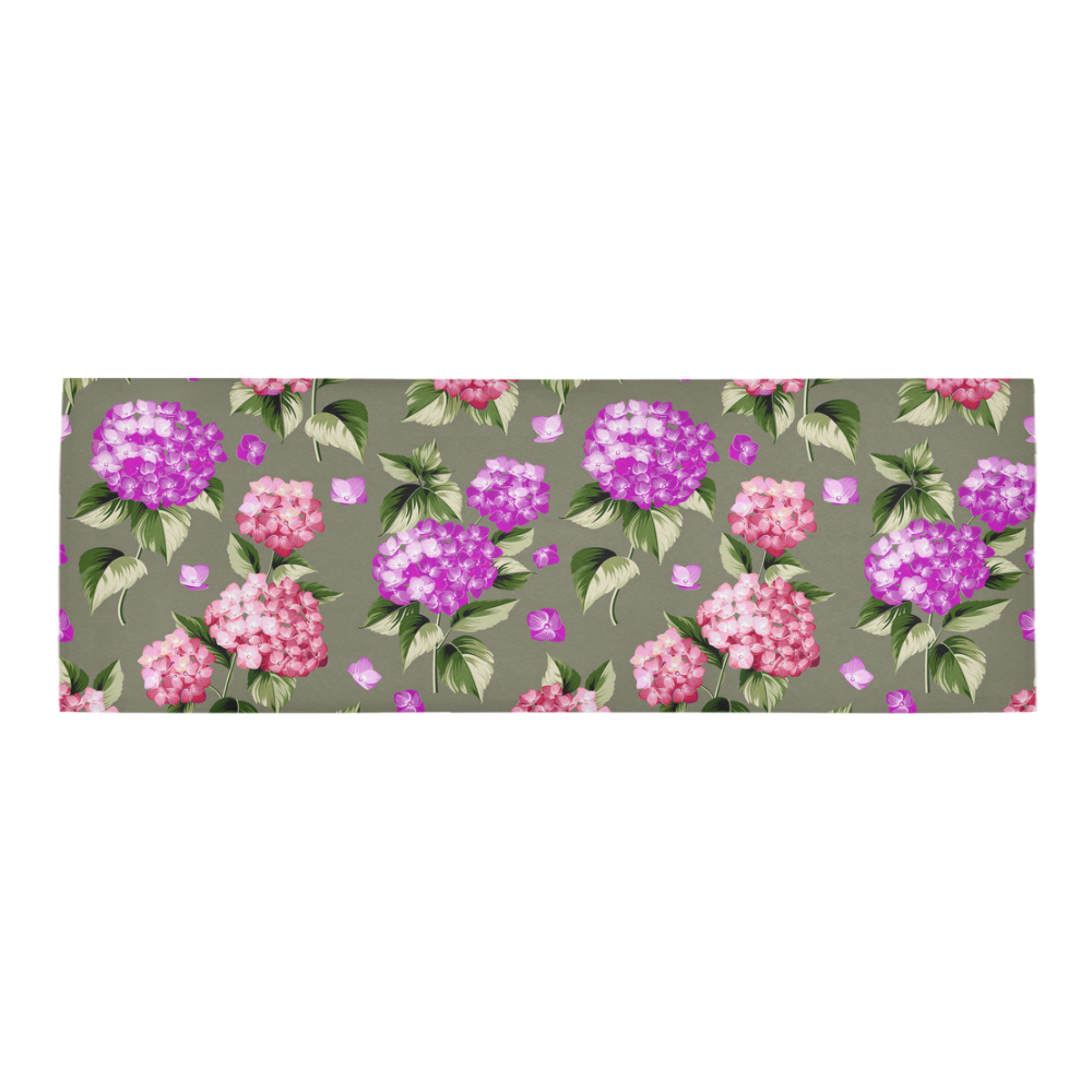 Beautiful Pink Hydrangea Flower Fl Area Rug 10 X3 3 Id D1000215