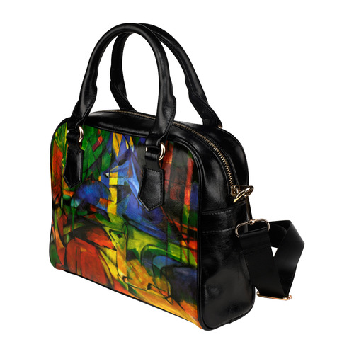 Franz Marc - Deers in the Wood II Shoulder Handbag (Model 1634)