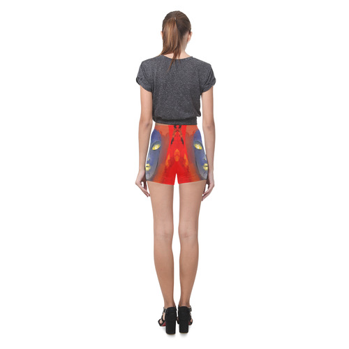 bluered Briseis Skinny Shorts (Model L04)