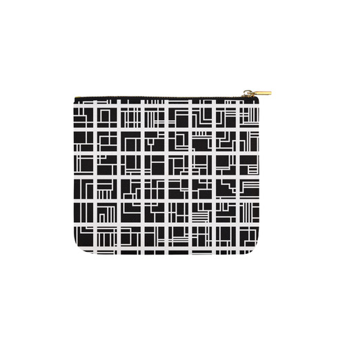 Lines and Squares Carry-All Pouch 6''x5''