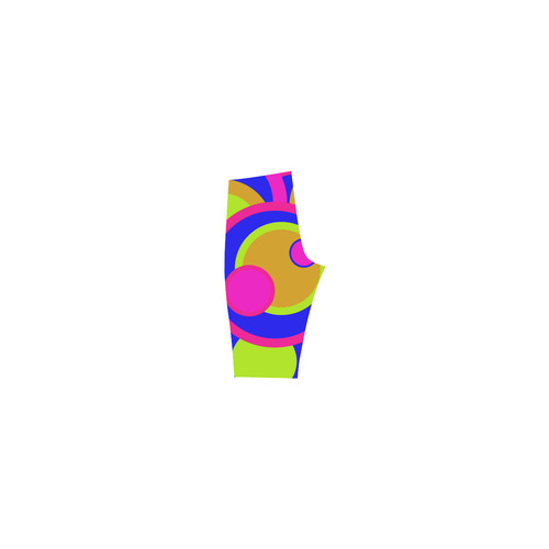 Coloured Circles Hestia Cropped Leggings (Model L03)