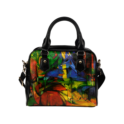 Franz Marc - Deers in the Wood II Shoulder Handbag (Model 1634)