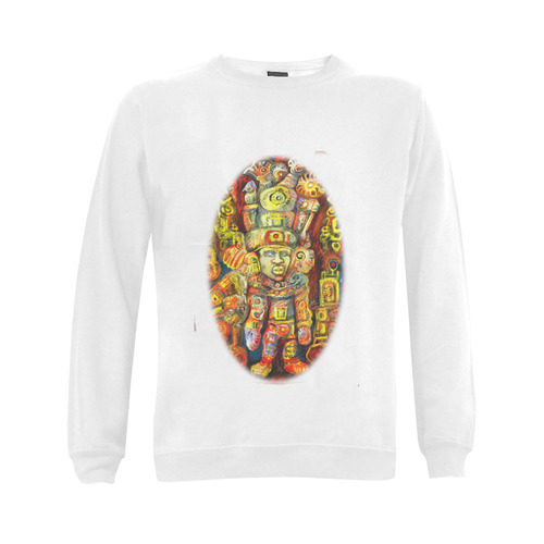 aztecoval Gildan Crewneck Sweatshirt(NEW) (Model H01)