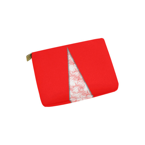 Smoke Red Flames Carry-All Pouch 6''x5''