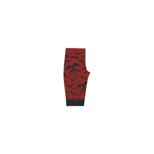 red bats Hestia Cropped Leggings (Model L03)