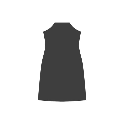 NASTY WOMAN ART HEART for powerwomen V-Neck Open Fork Long Dress(Model D18)