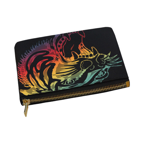 Roaring Tiger Tattoo colored Carry-All Pouch 12.5''x8.5''