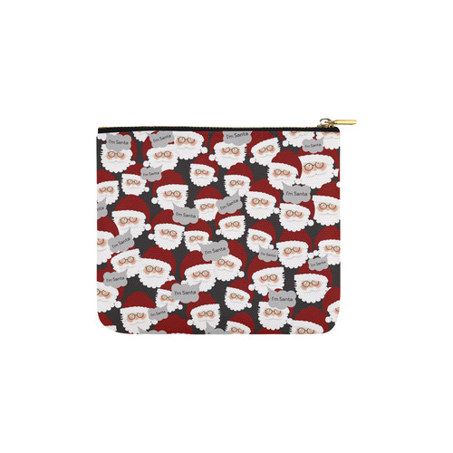Who's the Real Santa? Carry-All Pouch 6''x5''