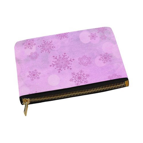 Winter bokeh, pink Carry-All Pouch 12.5''x8.5''