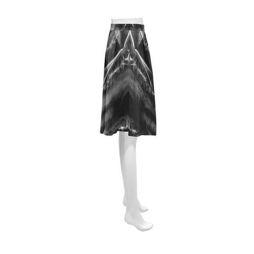 clouds 5 v n back Athena Women's Short Skirt (Model D15)