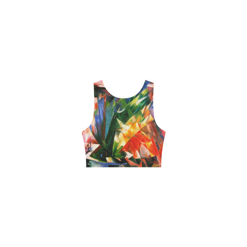 Birds by Franz Marc Atalanta Casual Sundress(Model D04)