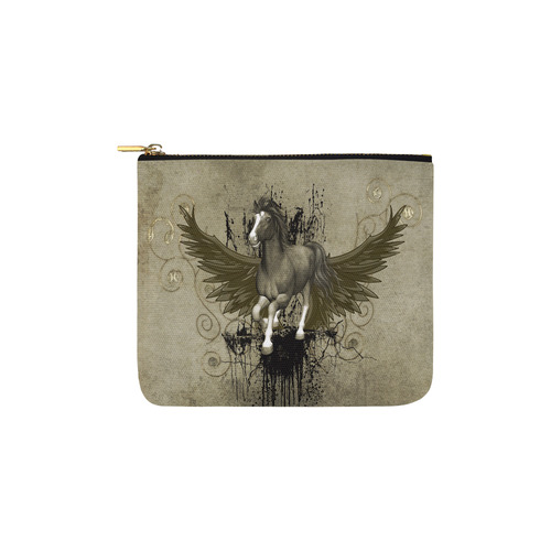 Wild horse with wings Carry-All Pouch 6''x5''