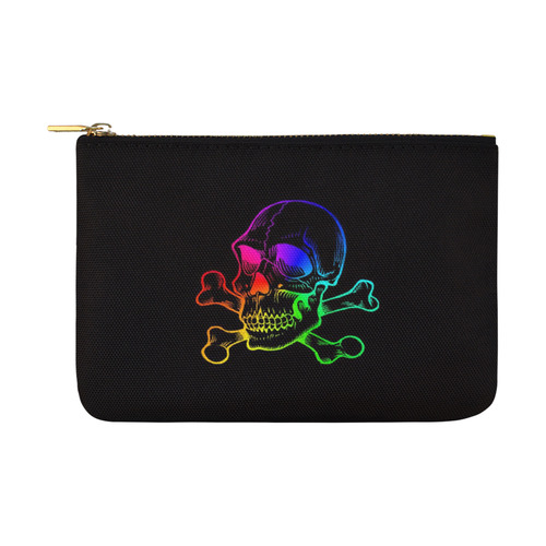 Skull 816 (Halloween) rainbow Carry-All Pouch 12.5''x8.5''