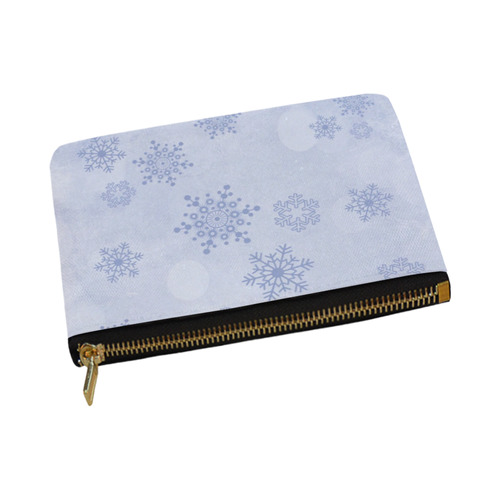 Winter bokeh, light blue Carry-All Pouch 12.5''x8.5''