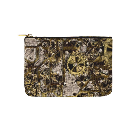 Metal Steampunk Carry-All Pouch 9.5''x6''