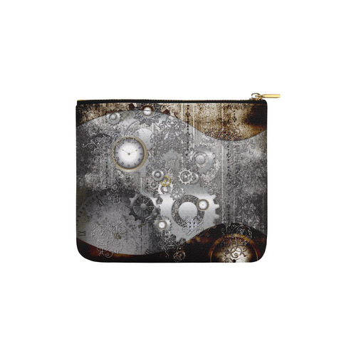 Steampunk in vintage design Carry-All Pouch 6''x5''