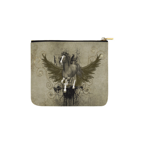 Wild horse with wings Carry-All Pouch 6''x5''