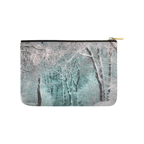 another winter wonderland  3 Carry-All Pouch 9.5''x6''