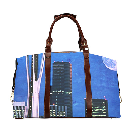 Seattle Space Needle Watercolor Classic Travel Bag (Model 1643) Remake