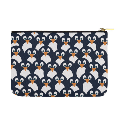 Penguin Pattern Carry-All Pouch 12.5''x8.5''