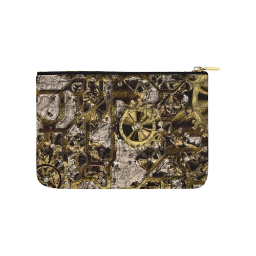 Metal Steampunk Carry-All Pouch 9.5''x6''