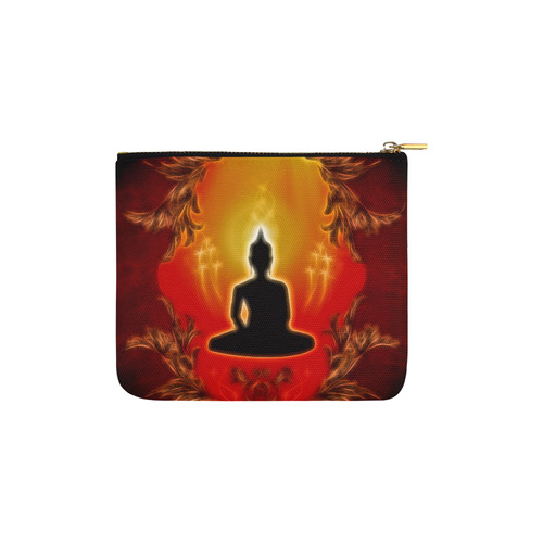 Buddha with light effect Carry-All Pouch 6''x5''