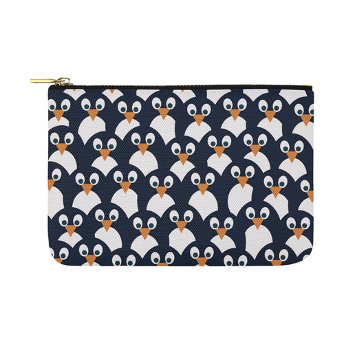 Penguin Pattern Carry-All Pouch 12.5''x8.5''