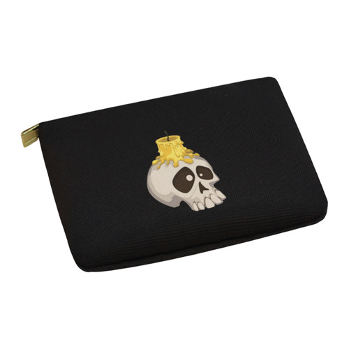 halloween - skull with candle Carry-All Pouch 12.5''x8.5''
