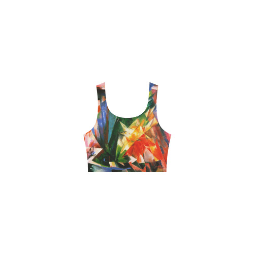 Birds by Franz Marc Atalanta Casual Sundress(Model D04)