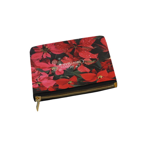 Poinsettia, merry christmas Carry-All Pouch 6''x5''