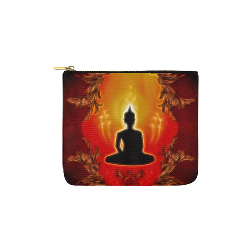 Buddha with light effect Carry-All Pouch 6''x5''