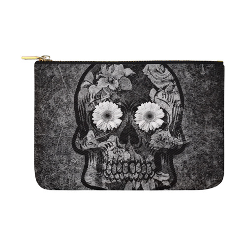 Smiling flower Sugarskull A Carry-All Pouch 12.5''x8.5''