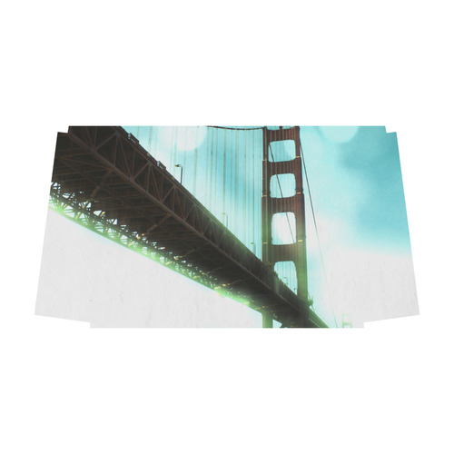 Green Bokeh Golden Gate Bridge Classic Travel Bag (Model 1643) Remake