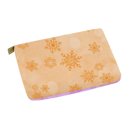 Winter bokeh, pink Carry-All Pouch 12.5''x8.5''