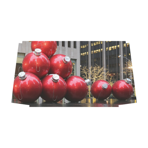 NYC Christmas Ball Ornaments Classic Travel Bag (Model 1643) Remake