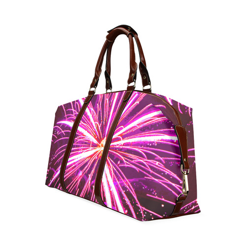 Happy New Year Fireworks Classic Travel Bag (Model 1643) Remake