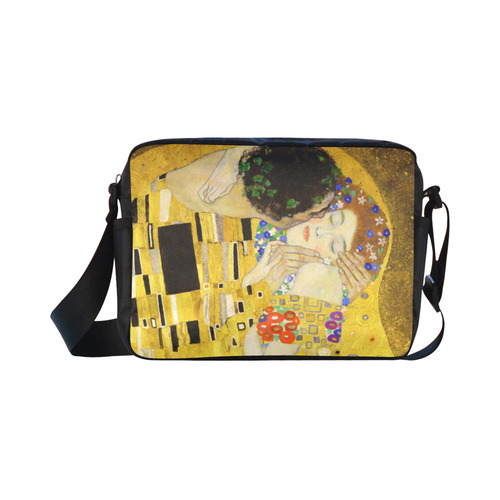 The Kiss Gustav Klimt Fine Art Classic Cross-body Nylon Bags (Model 1632)