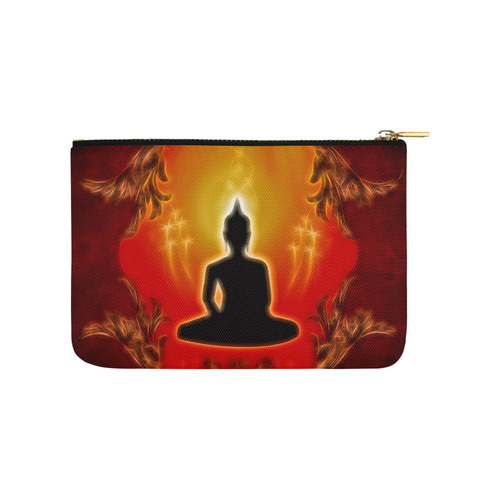 Buddha with light effect Carry-All Pouch 9.5''x6''