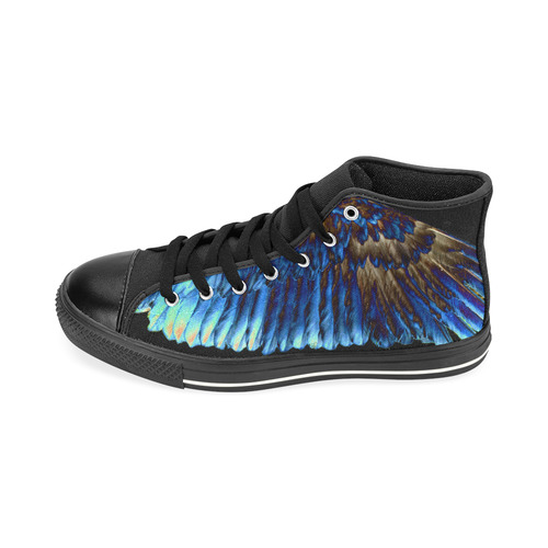 Wings High Top Canvas Women's Shoes/Large Size (Model 017)