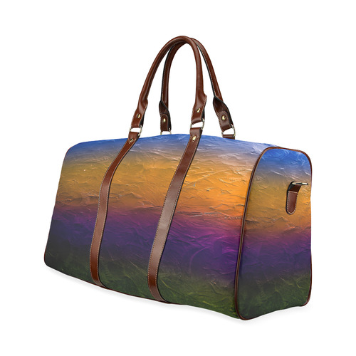 Sunset Painters Palette Waterproof Travel Bag/Large (Model 1639)