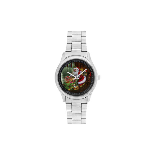 Santa Claus brings the gifts to you Men's Stainless Steel Watch(Model 104)