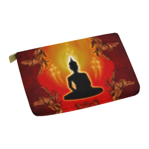 Buddha with light effect Carry-All Pouch 12.5''x8.5''