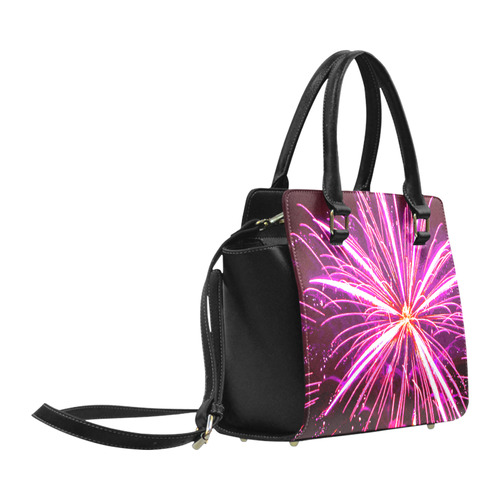 Happy New Year Fireworks Classic Shoulder Handbag (Model 1653)