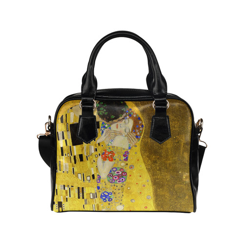 The Kiss Gustav Klimt Fine Art Shoulder Handbag (Model 1634)