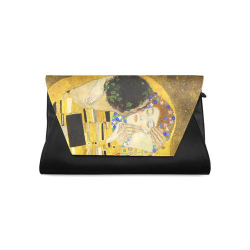The Kiss Gustav Klimt Fine Art Clutch Bag (Model 1630)